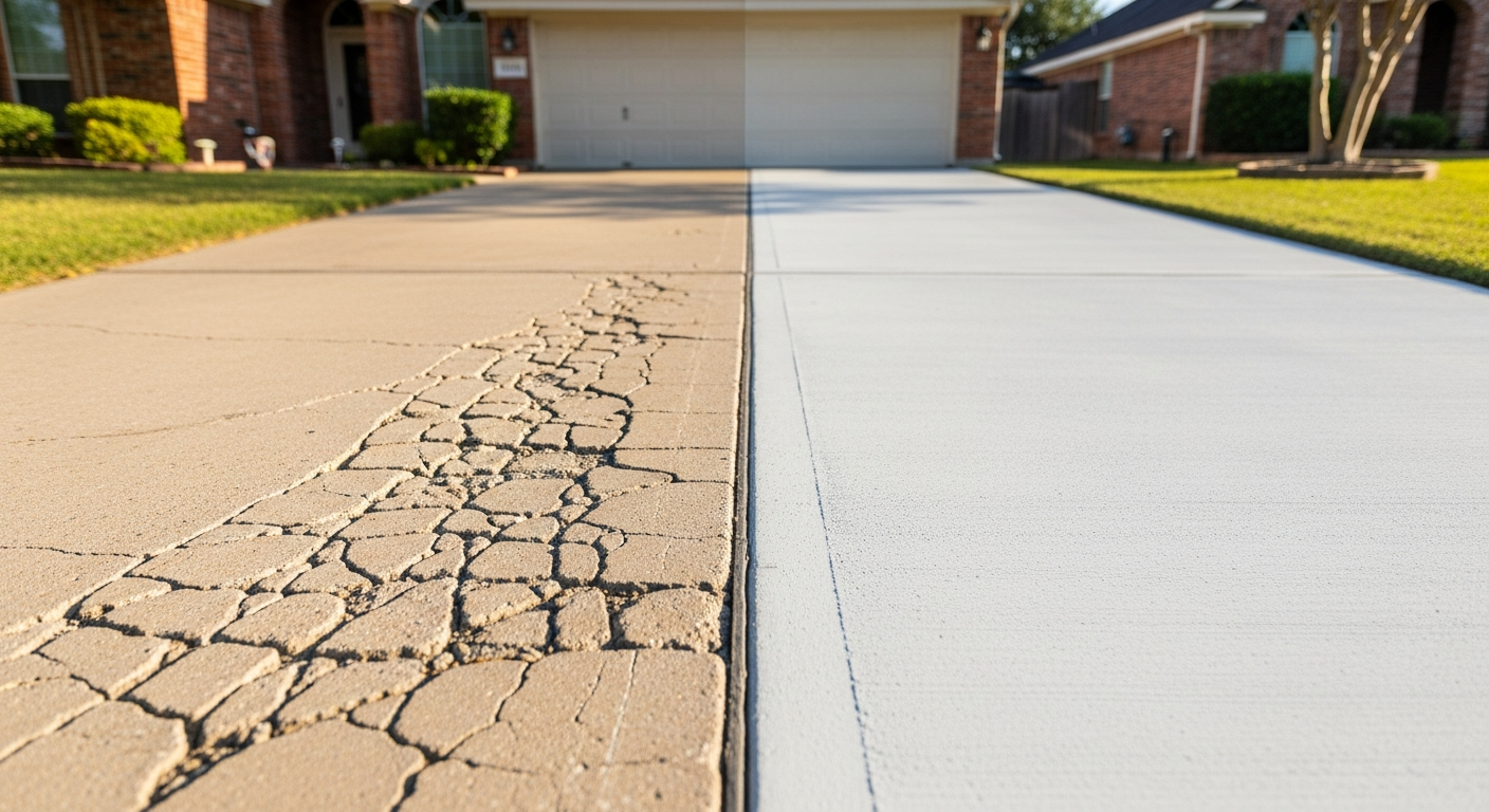 Driveway Repair vs Replace in McKinney: Cost Breakdown